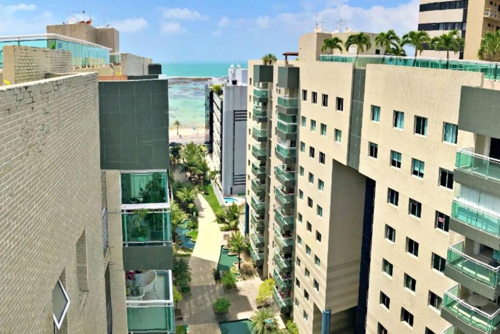 Apts Jtr Com Varanda I Piscina Na Cobertura I 1Min Da Praia Maceio Dış mekan fotoğraf
